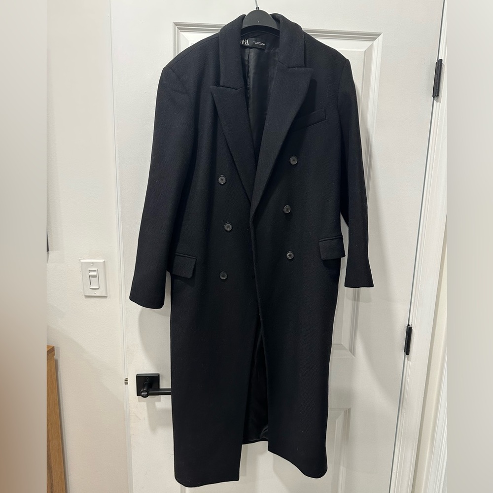 Zara double breasted coat